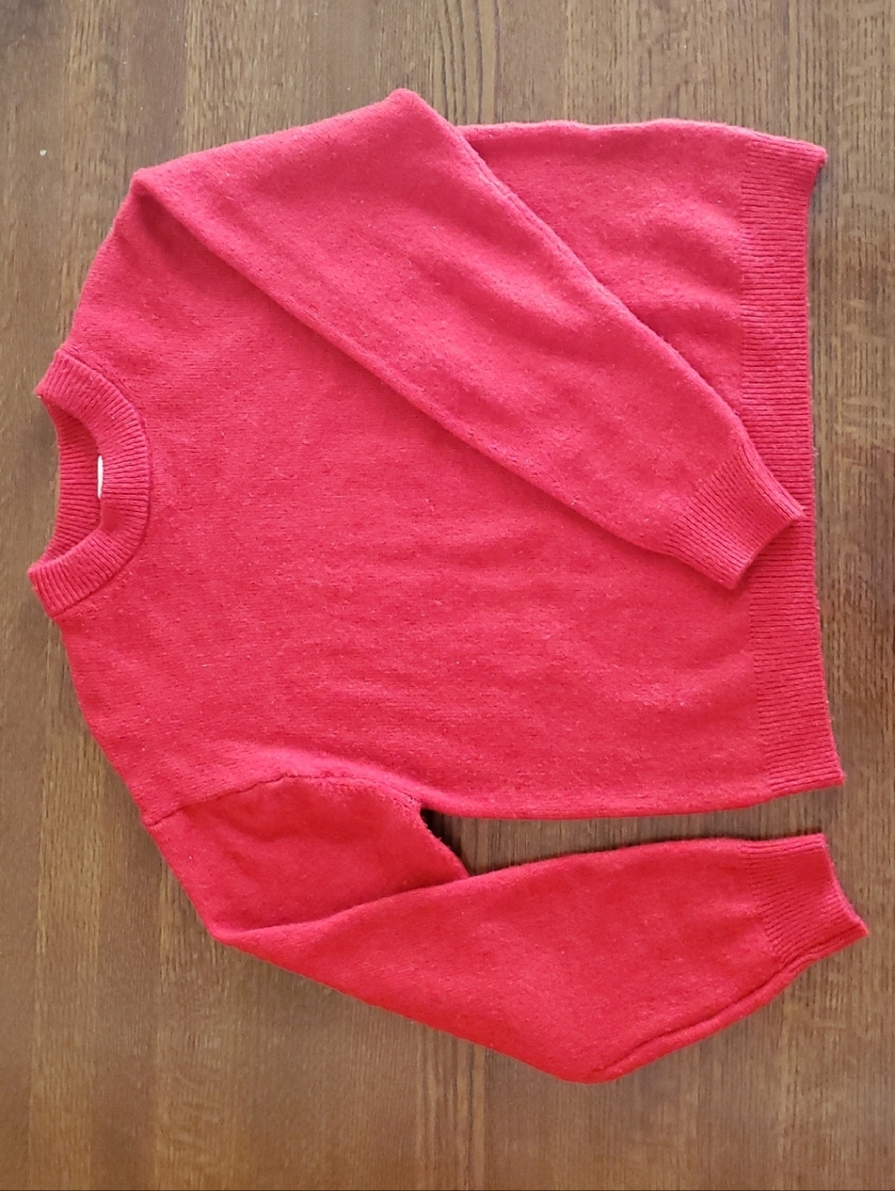 H&M Bright Red Crewneck Sweater